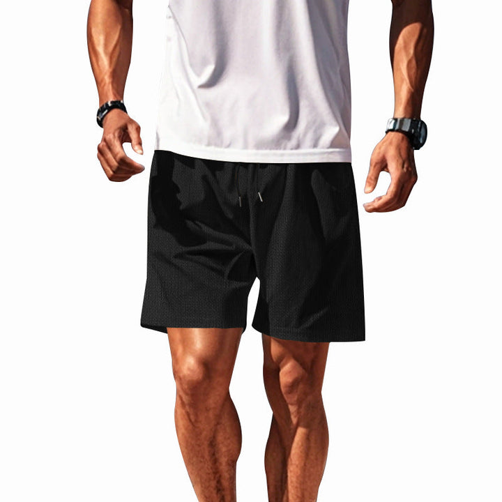 Herren nan zweilagige Badeshorts mit integrierter Kompressions-Innenhose und versteckter Handytasche Drune