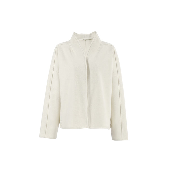 Damen Oversized Jacke mit modernem Kragen und stilvollem Design Drune