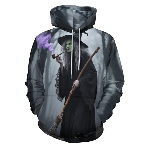 Damen Gruseliger Halloween Kapuzenpullover Drune