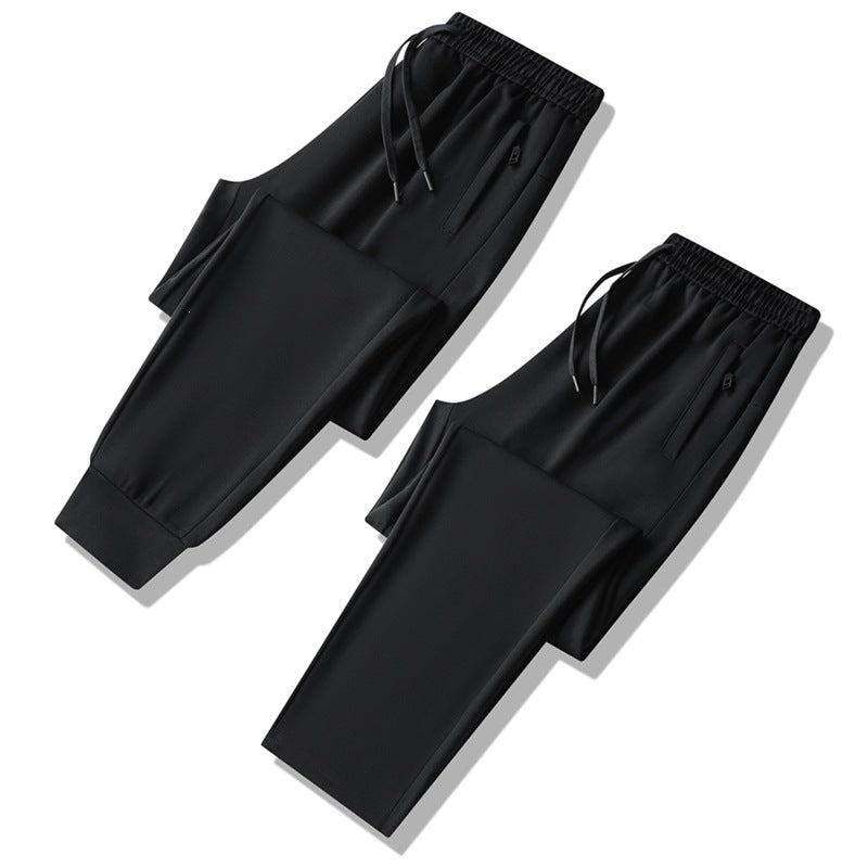 Herren Atmungsaktive Tech‑Jogginghose mit elastischem Bund, Kordelzug & schlanker Tapered‑Silhouette Drune