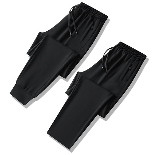 Herren Atmungsaktive Tech‑Jogginghose mit elastischem Bund, Kordelzug & schlanker Tapered‑Silhouette Drune