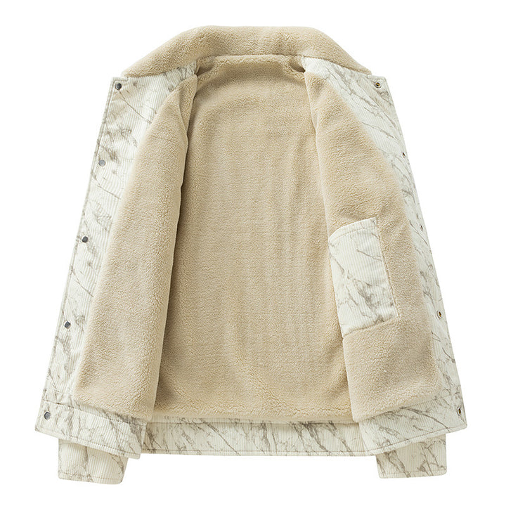 Herren Modische Cordjacke mit stylischem Design Drune