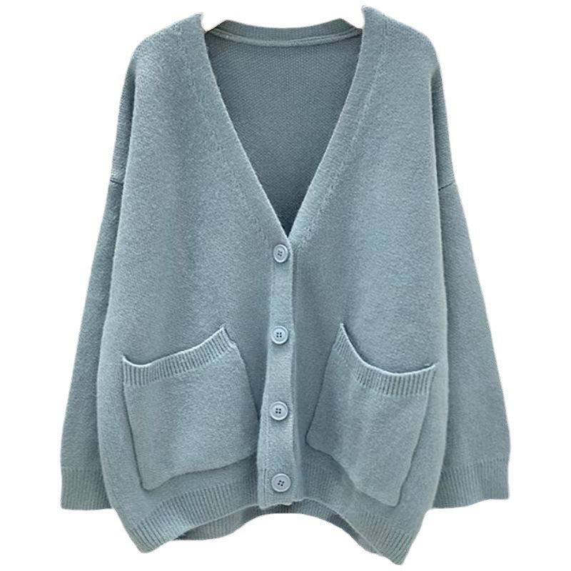 Damen Übergroßer Strickcardigan mit Taschen Drune