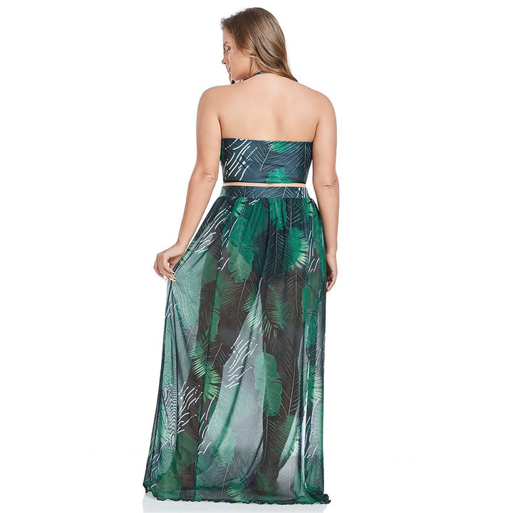 Damen Beach-Kleid mit floralem Muster und verspieltem Schnitt Drune