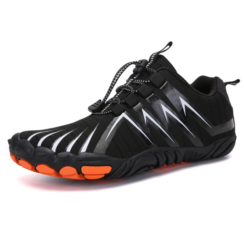 Damen nan elastischer Aquasport-Schuh mit Schnellzugverschluss, rutschfester Gummisohle und flexiblem Zehenschutz Drune