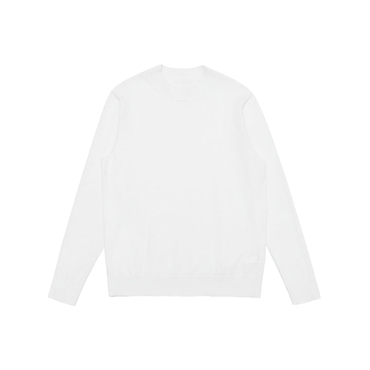 Unisex Rundhals-Sweatshirt aus schwerer Baumwollmischung mit geripptem Kragen Drune
