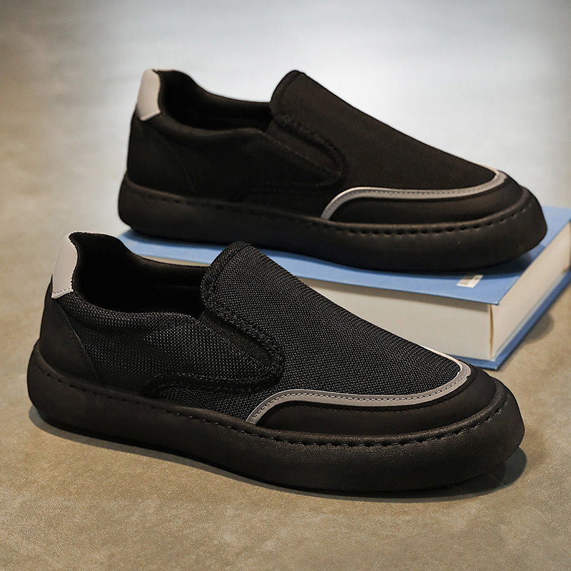 Damen Slip-On Sneakers mit atmungsaktiver Netzstruktur Drune
