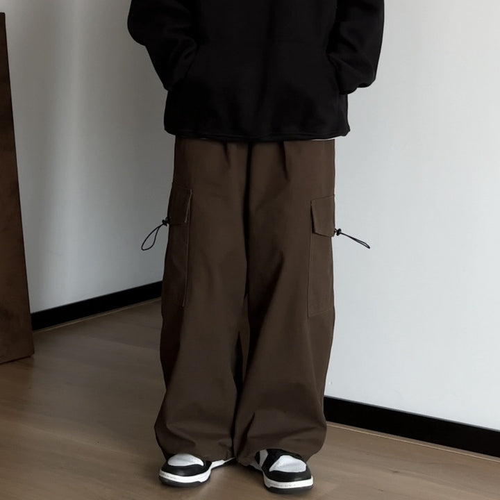Herren Praktische Cargo-Hose mit verstellbarem Bund Drune