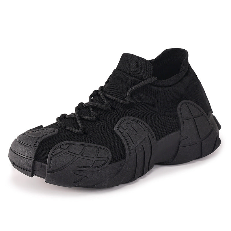 Herren nan robuster taktischer Sneaker mit nahtlosem Strickschaft, stoßdämpfender EVA-Zwischensohle und profiliertem Schutzoverlay Drune