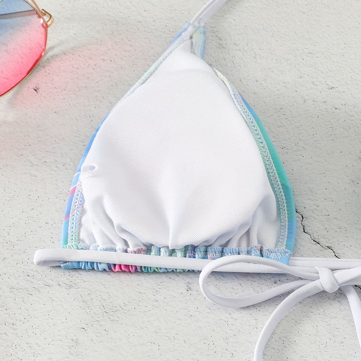 Damen Triangel-Bikini mit verspieltem Wickelrock Drune
