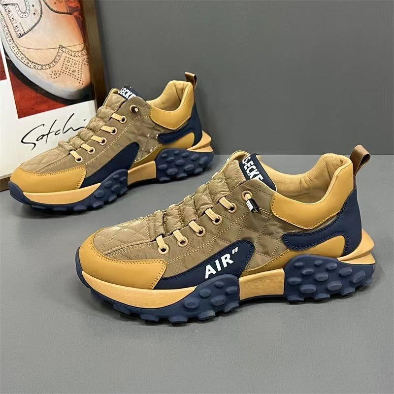 Damen Leichtgewicht Dämpfung Sport Sneakers mit strukturiertem Außensohle Drune