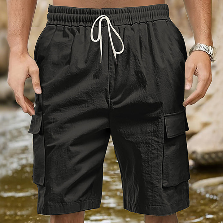 Herren Cargo-Shorts mit praktischen Seitentaschen und elastischem Bund Drune