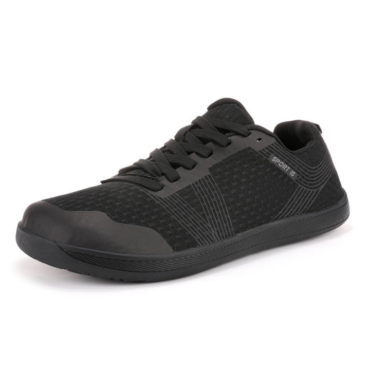 Herren nan niedriger City-Sneaker mit perforiertem Mesh-Obermaterial, verstärkter Zehenkappe und flexibler Laufsohle Drune