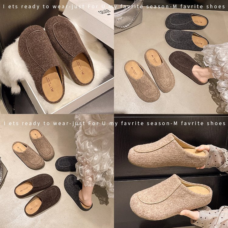 Damen Wohndeckenschuhe Drune