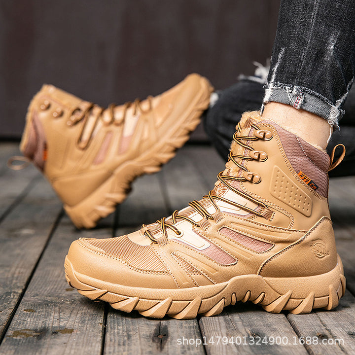 Damen Winterfestige Trekkingstiefel mit isolierendem Futter und rutschfester Sohle Drune