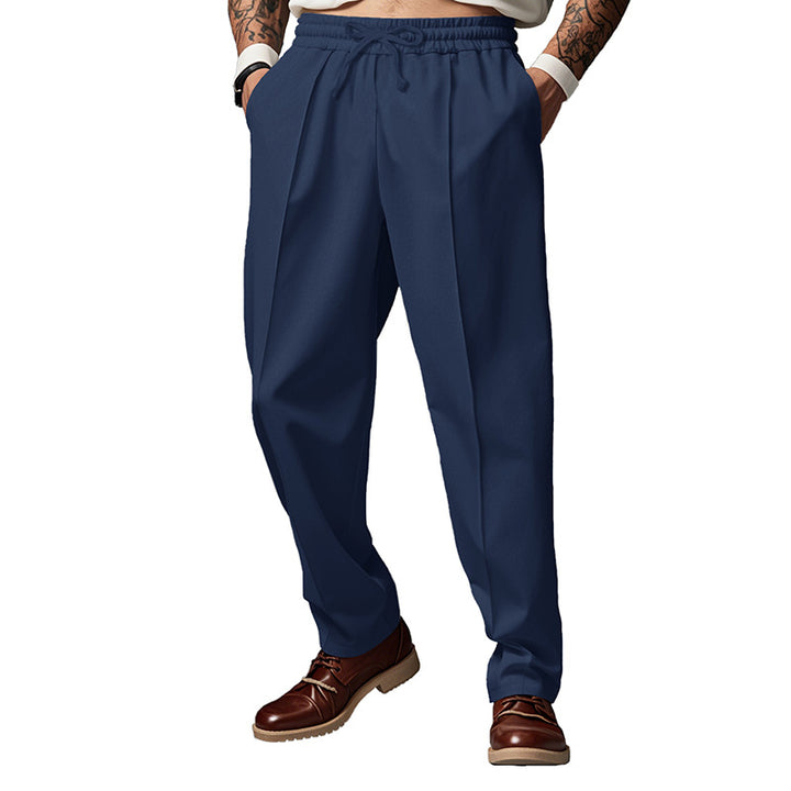 Herren nan sportliche Jogginghose mit elastischem Bund und vorderer Mittelnaht Drune