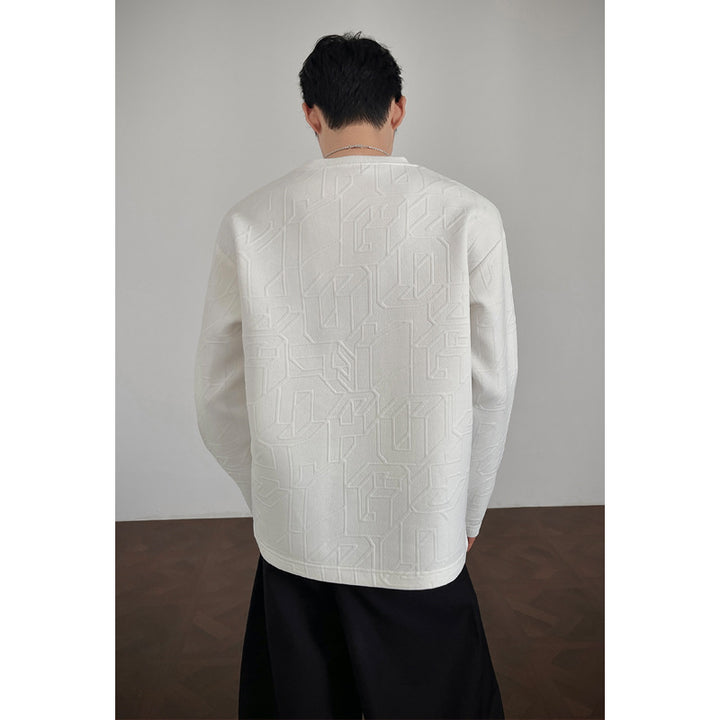 Herren Stylischer Sweatshirt mit strukturiertem Design Drune