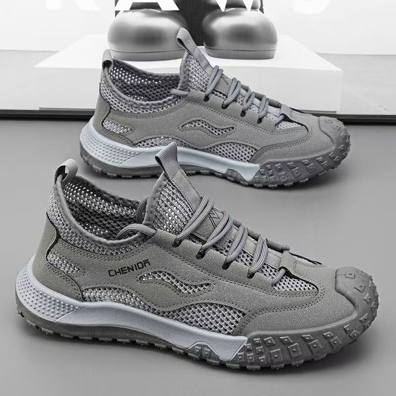 Damen Outdoor-Sneaker mit rutschfester Sohle und atmungsaktiver Netzstruktur Drune