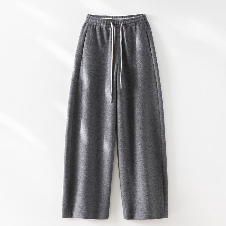 Damen Weite Sweatpant mit elastischem Bund, Kordelzug und seitlichen Eingrifftaschen Drune