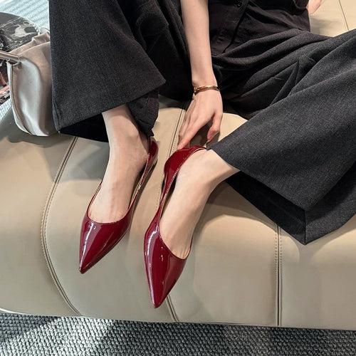 Damen elegante spitze Ballerinas Drune