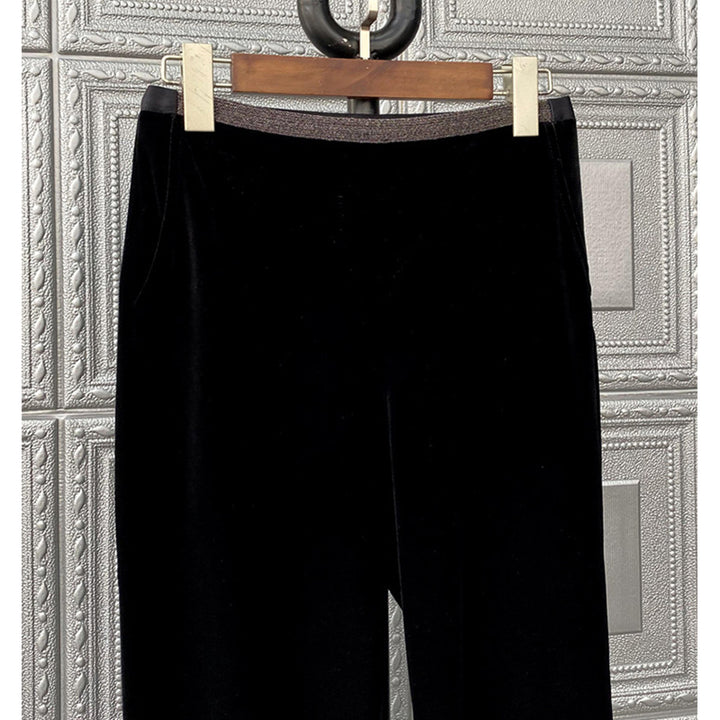 Damen Bequeme und elegante Samt-Hosen Drune