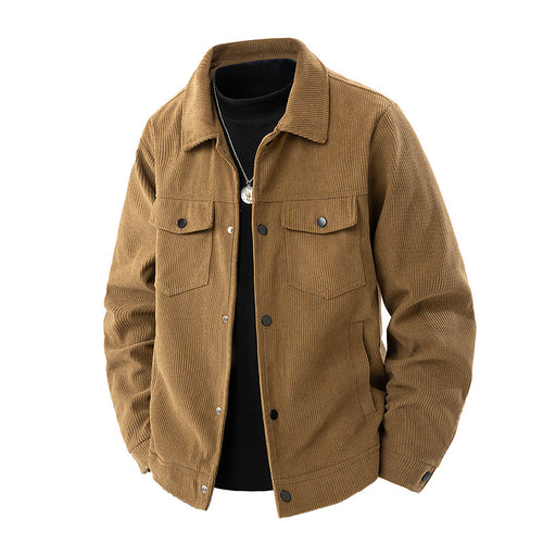 Herren Modische Kordjacke Drune