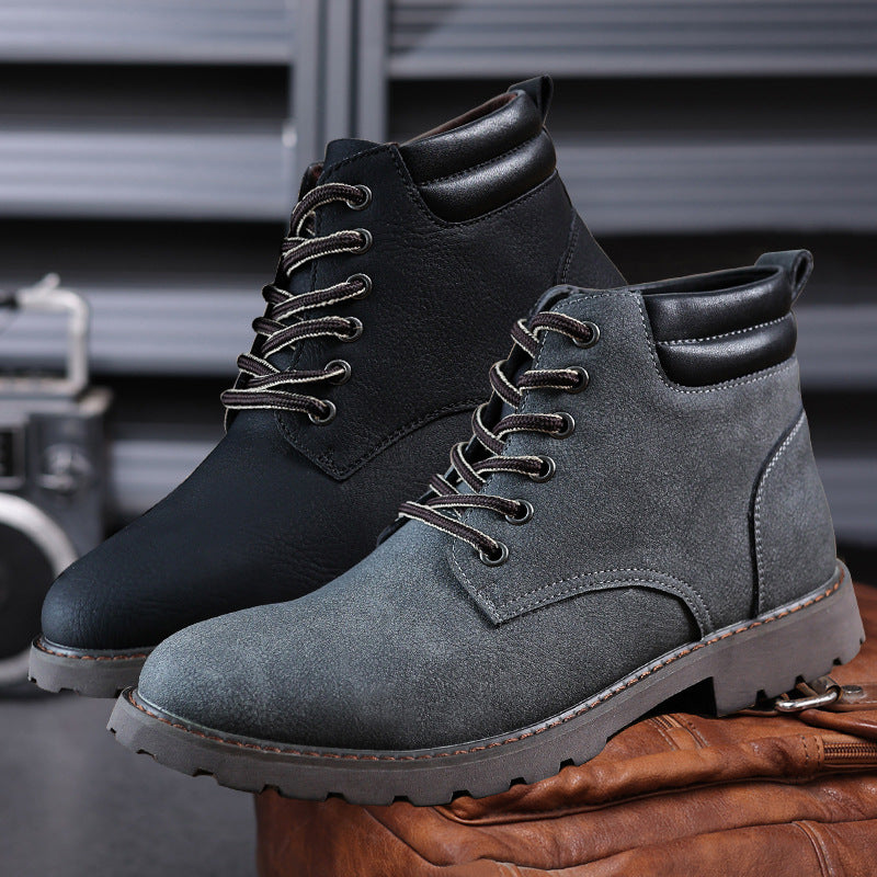 Herren Casual Schnürstiefel Drune