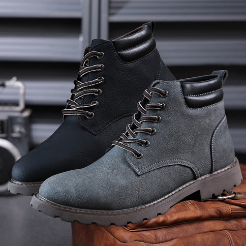 Herren Casual Schnürstiefel Drune