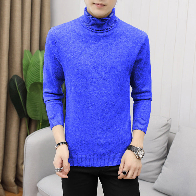 Herren modischer Rollkragenpullover mit feiner Struktur Drune