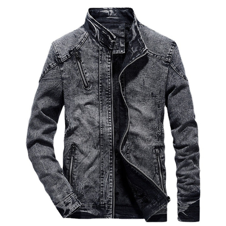 Herren Modische Denimjacke mit modischem Schnitt Drune