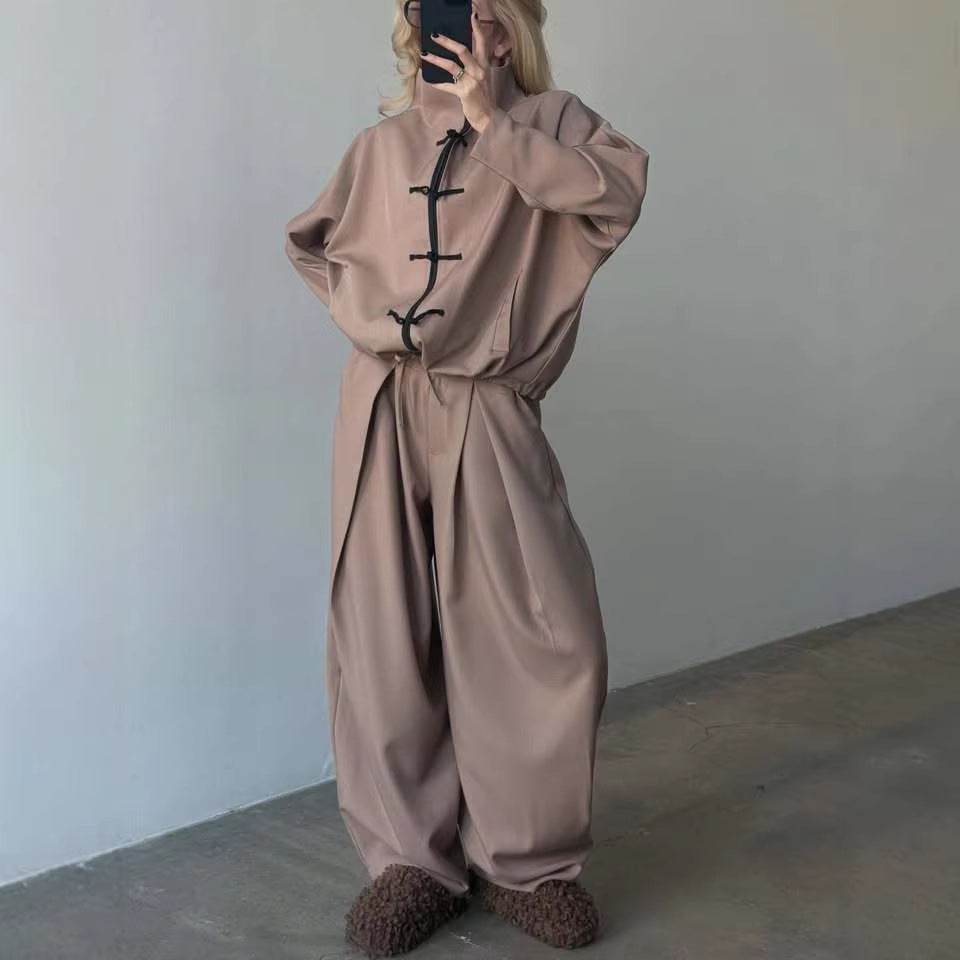 Damen modische Kapuzenjacke mit durchgehendem Reißverschluss und seitlichen Taschen