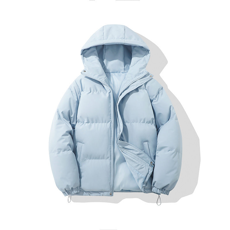 Herren hochisolierte Stepp-Kapuzenjacke mit synthetischer Thermofüllung, winddichter Außenhülle und verstellbarem Kordelzugsaum Drune