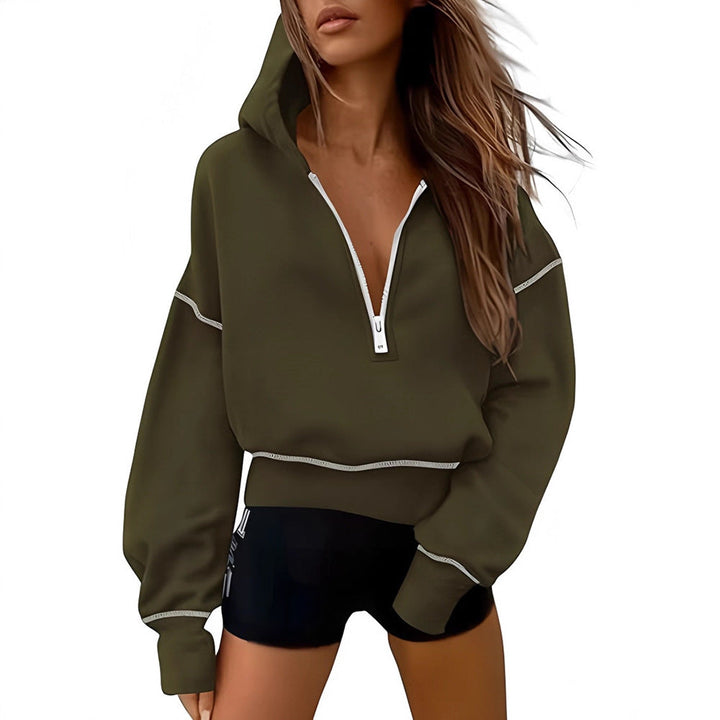Damen Sportliche Kapuzenpullover Drune
