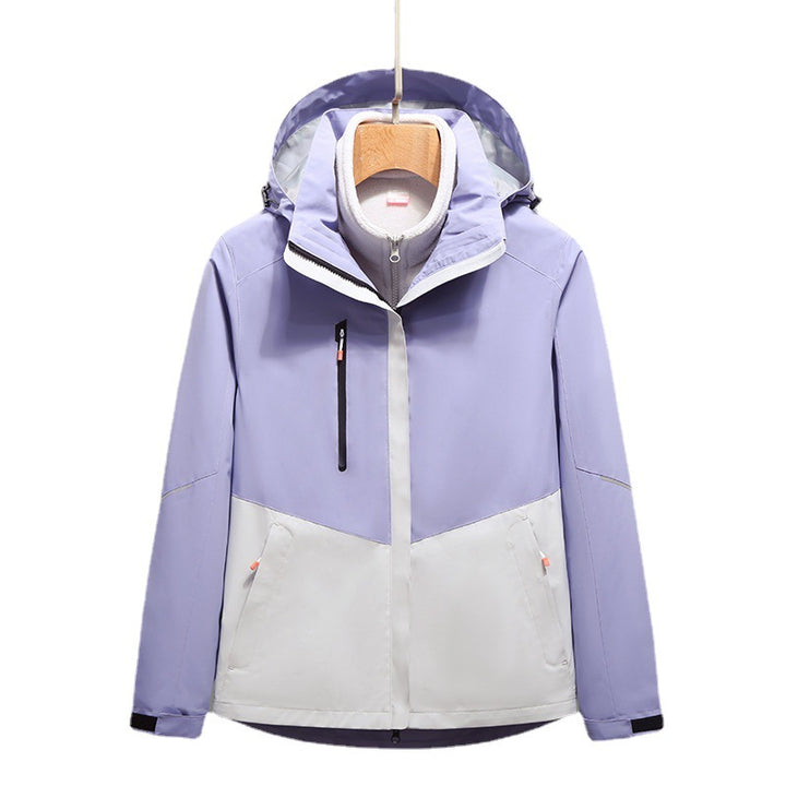 Herren Softshell-Outdoorjacke mit Kapuze, wind- und wasserdicht Drune
