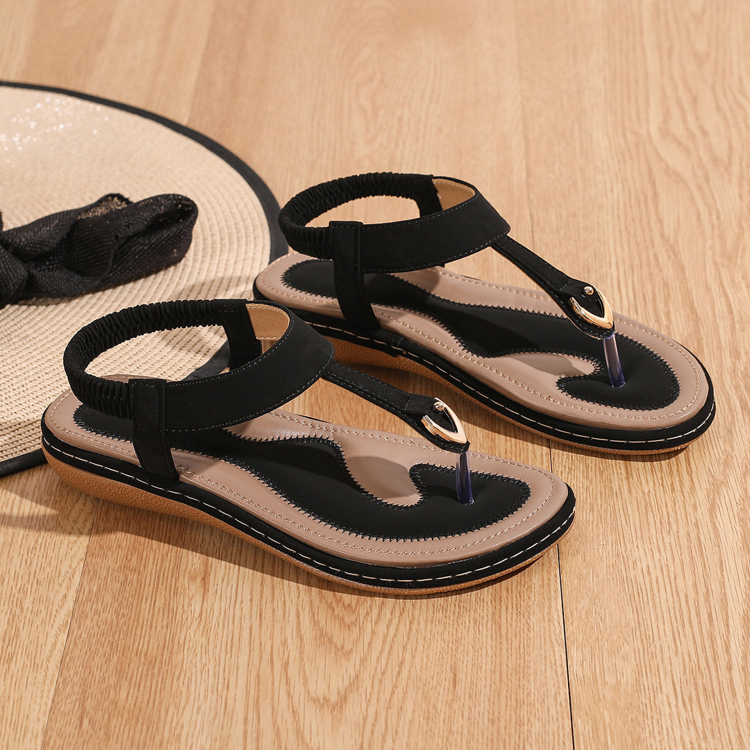Damen Komfortable Flip-Flops Drune