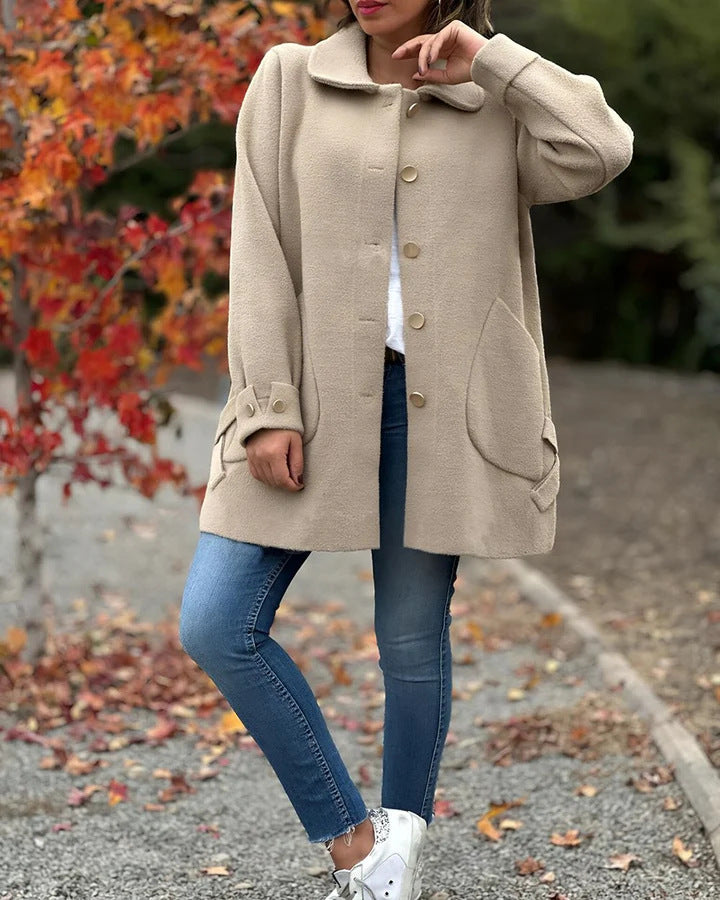Damen urbaner Oversized Mantel Drune