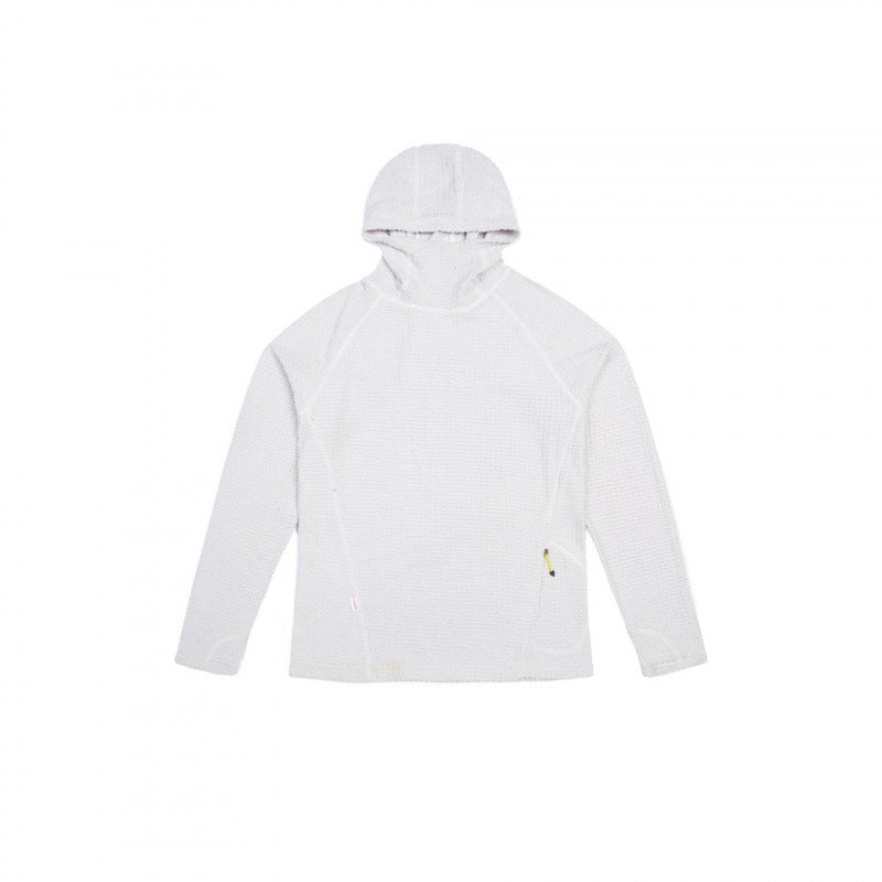 Unisex Texturierter Kapuzenpullover im Boxy‑Cut aus Waffelstrick mit Raglanärmeln und aufgesetzter Tasche Drune