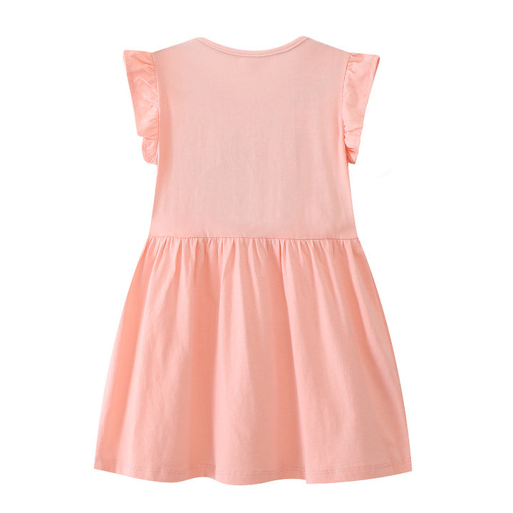 Mädchen Casual Kleid mit bezauberndem Tiermotiv Drune