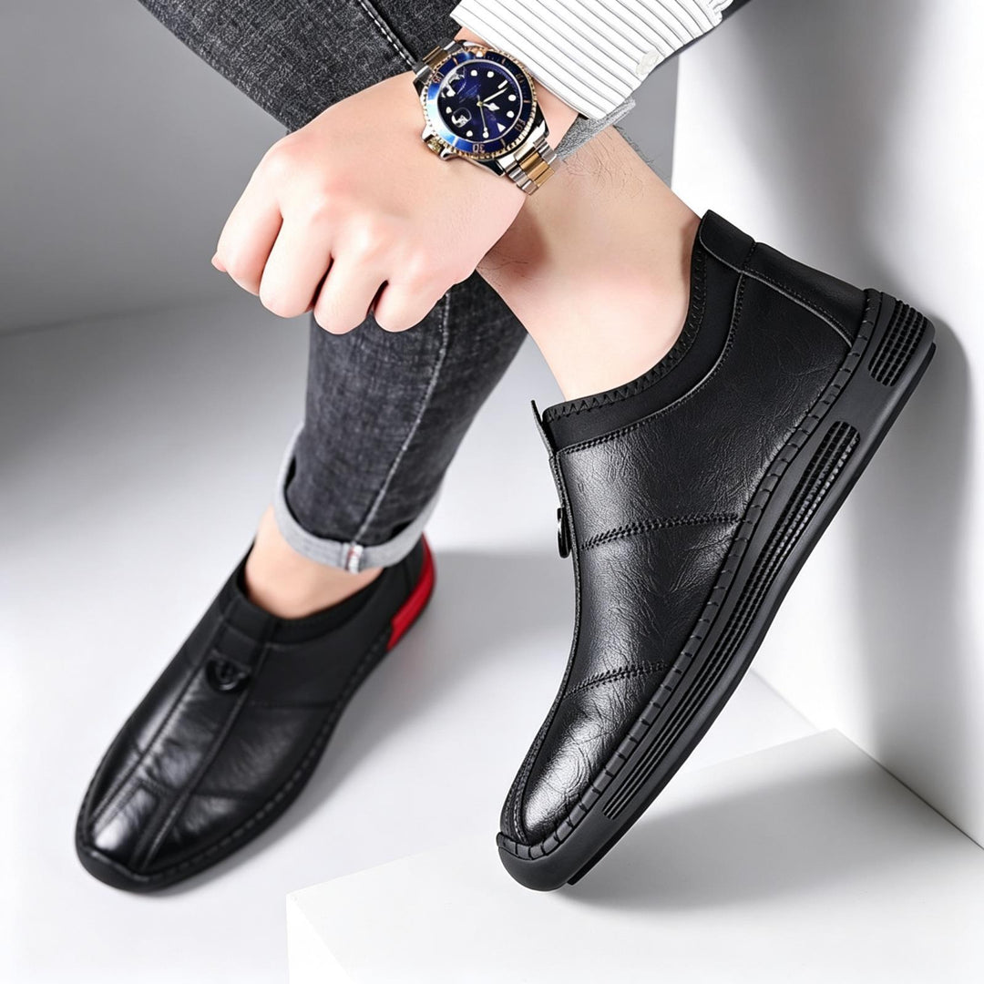 Herren Klassische Slipper Drune