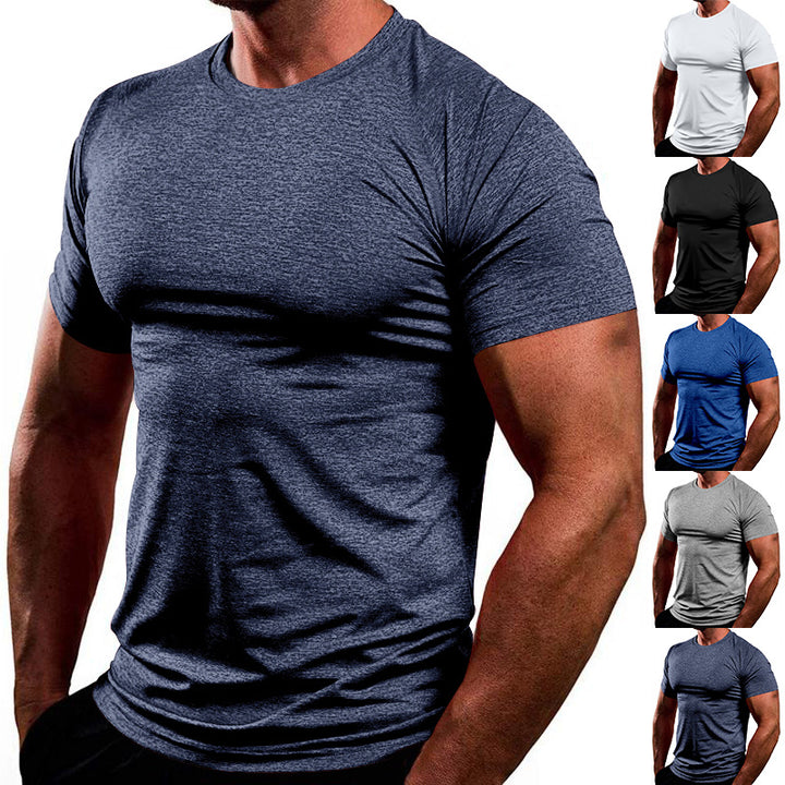 Herren Sportliches Funktionsshirt mit atmungsaktiver Textur Drune