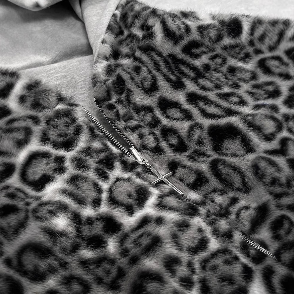 Damen Fleecejacke mit Wendefutter im Tierdesign Drune
