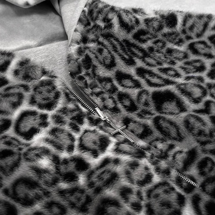 Damen Fleecejacke mit Wendefutter im Tierdesign Drune