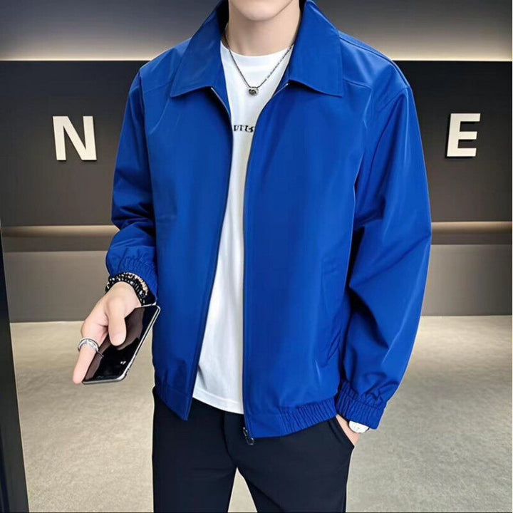 Herren leichtgewichtige Freizeitjacke mit elastischem Bund und praktischen Taschen Drune