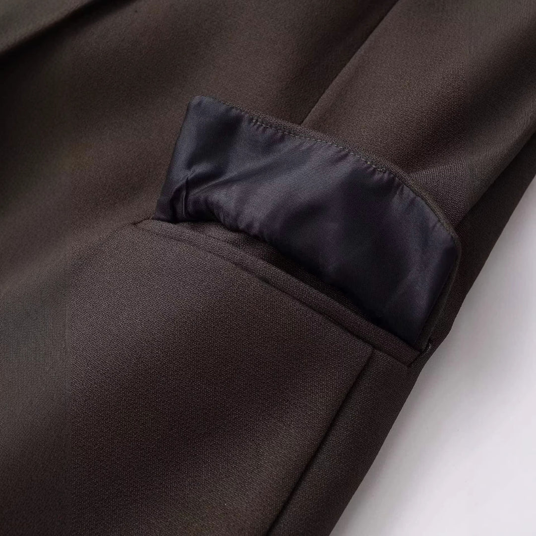 Damen Blazer mit schickem Schnitt und Taschen Drune