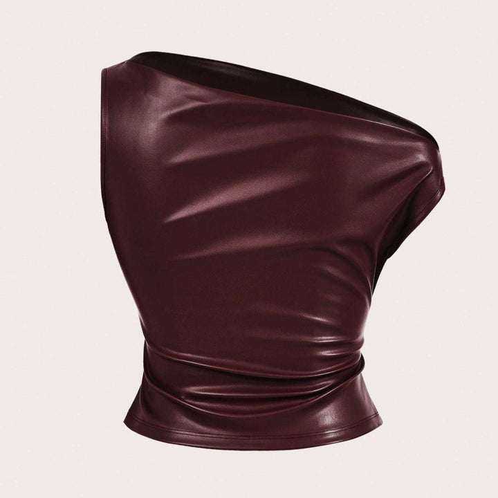 Damen Elegantes Wickeloberteil aus hochwertigem Material Drune