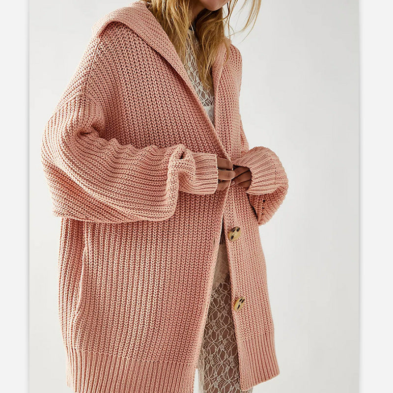 Damen Über-sized Strickjacke Drune