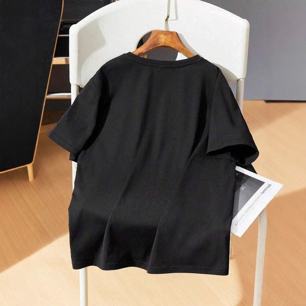 Damen oversized Grafik-T-Shirt mit urbanem Design Drune