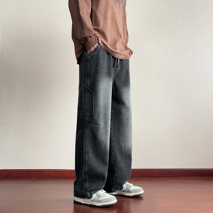 Herren Lässige und weite Jeans Drune