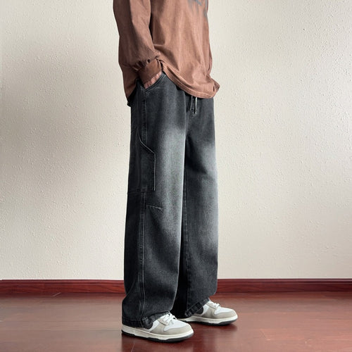 Herren Lässige und weite Jeans Drune