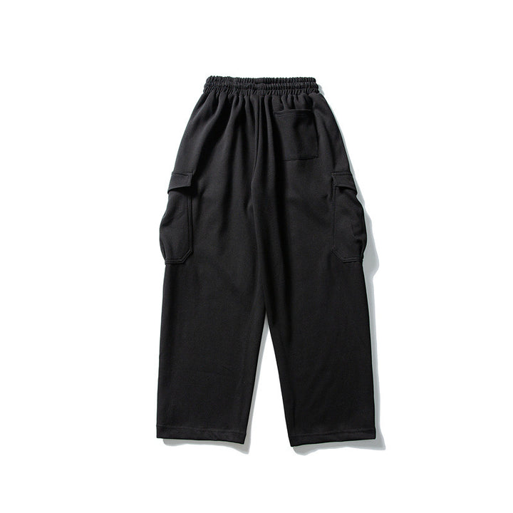 Herren Relaxed-Fleece-Cargohose mit elastischem Kordelbund und Utility-Taschen Drune